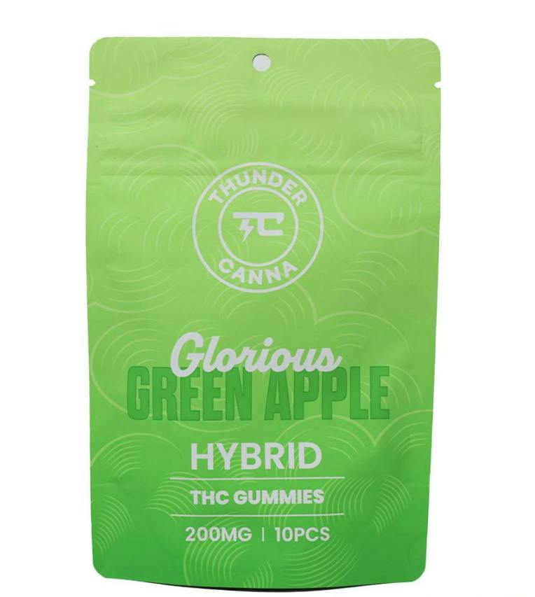 Glorious Green Apple Gummies | 200mg | 10ct | 20mg/ea