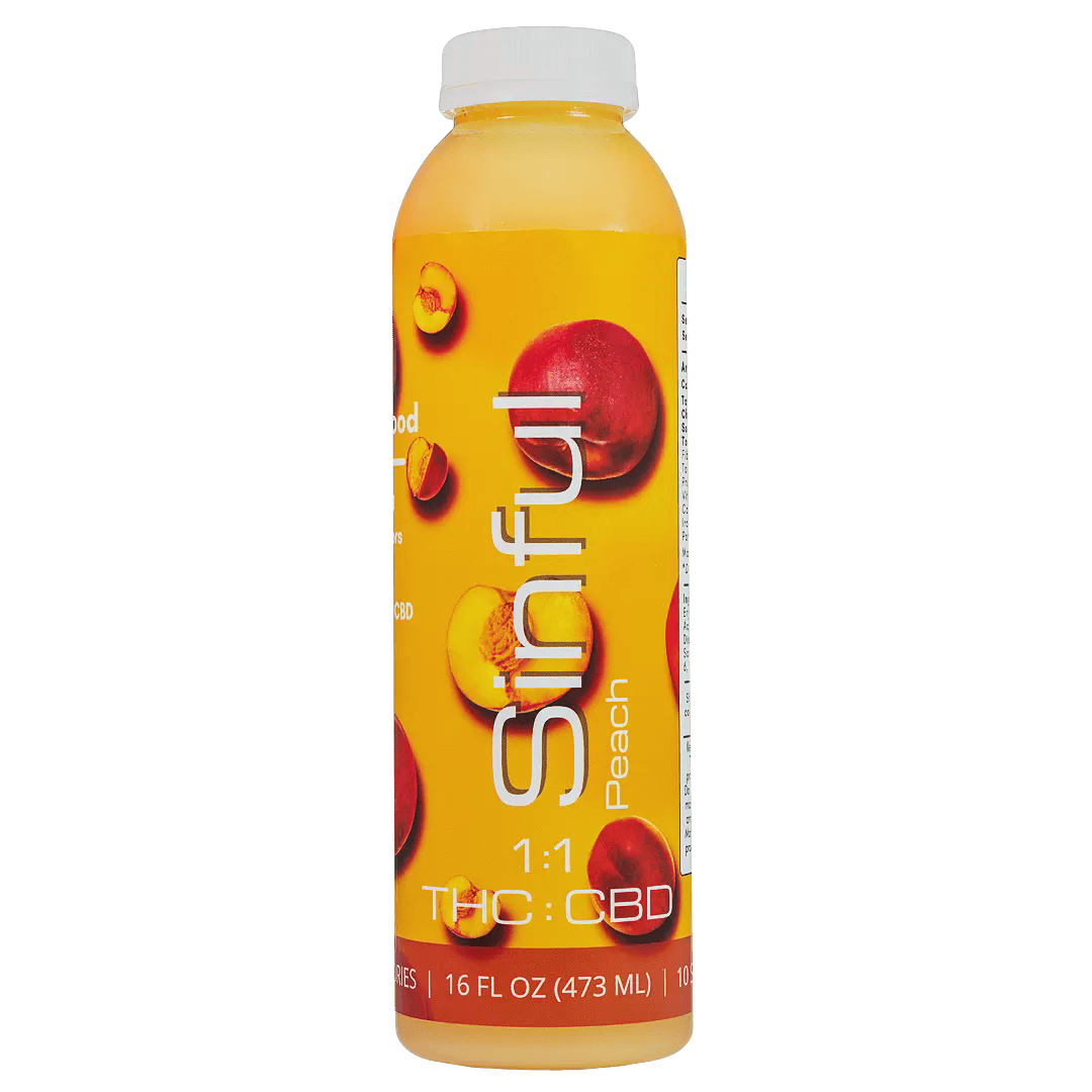 Peach 1:1 | Non-carbonated | 100mg | 16fl oz