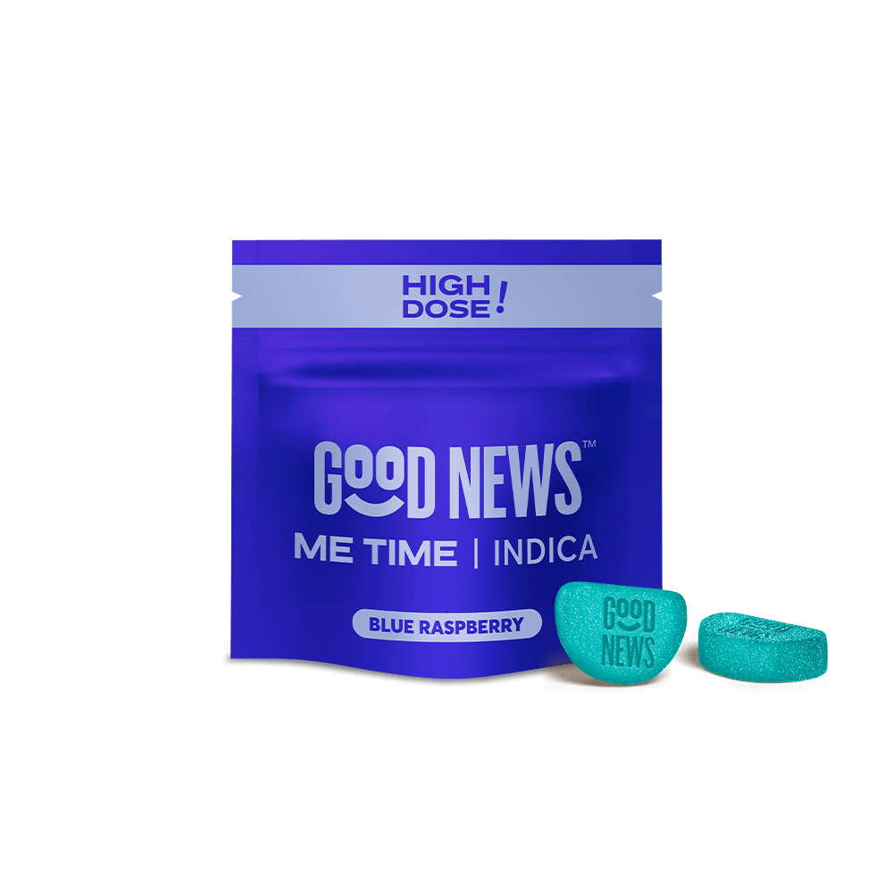 Me Time | Blue Raspberry High Dose Gummies | 100mg | 2ct | 50mg/ea