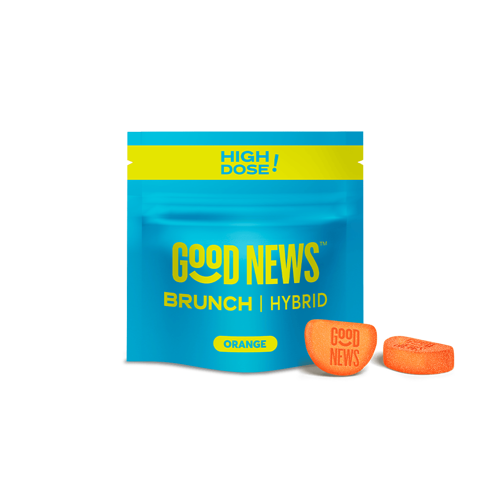 Brunch | Orange High Dose Gummies | 100mg | 2ct | 50mg/ea