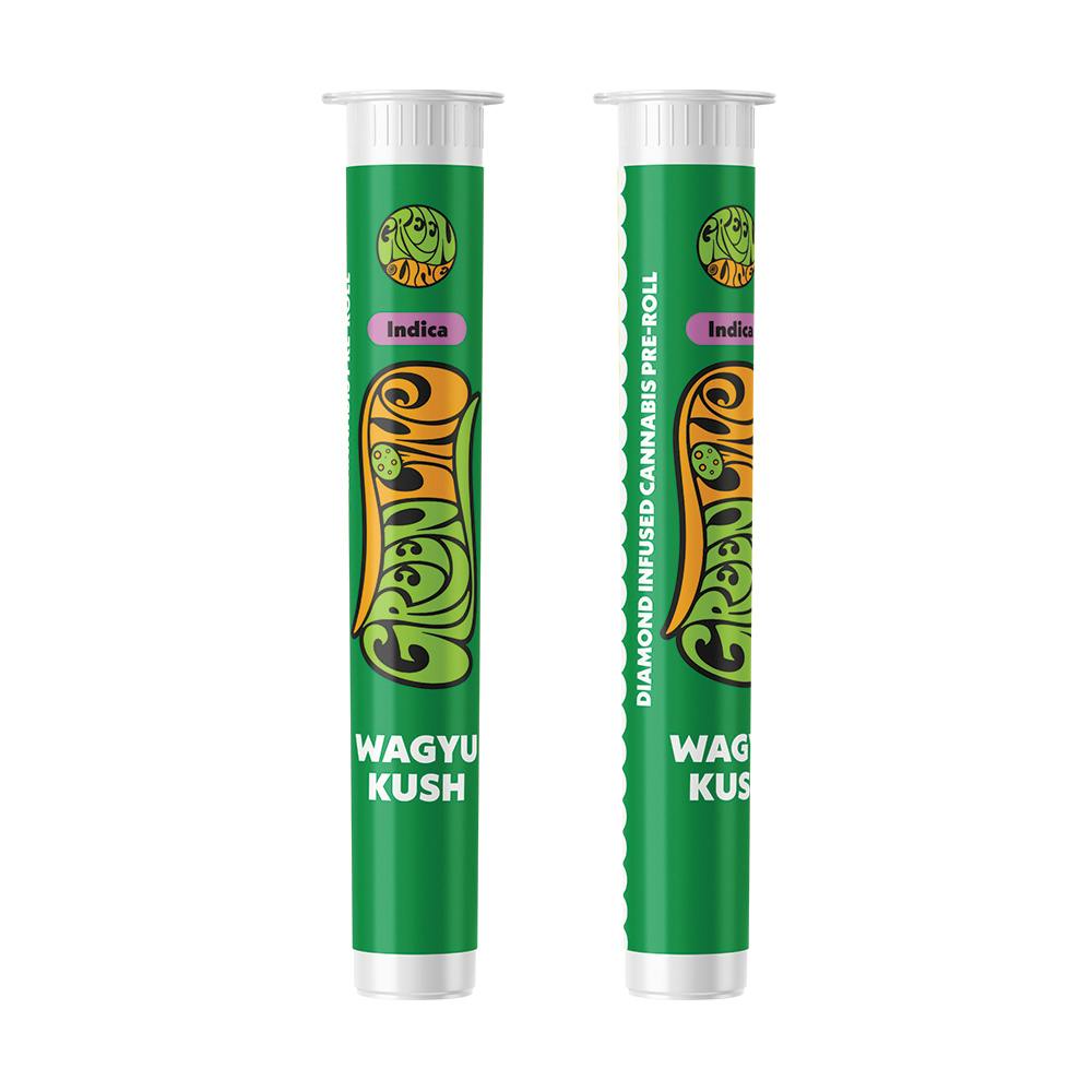 Wagyu Kush - Diamond Infused - Indoor Flower Pre-Roll - Indica - 1g