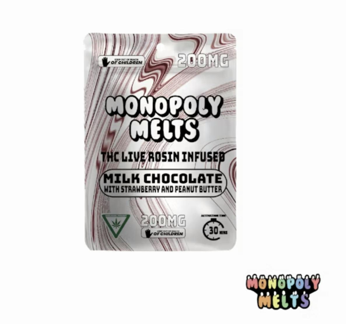 LR Milk Chocolate w/ Strawberry & Peanut Butter | 200mg | 10ct | 20mg/ea