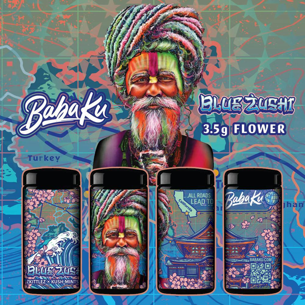 Baba Ku Farms | Blue Zushi | Big Buds | 3.5g