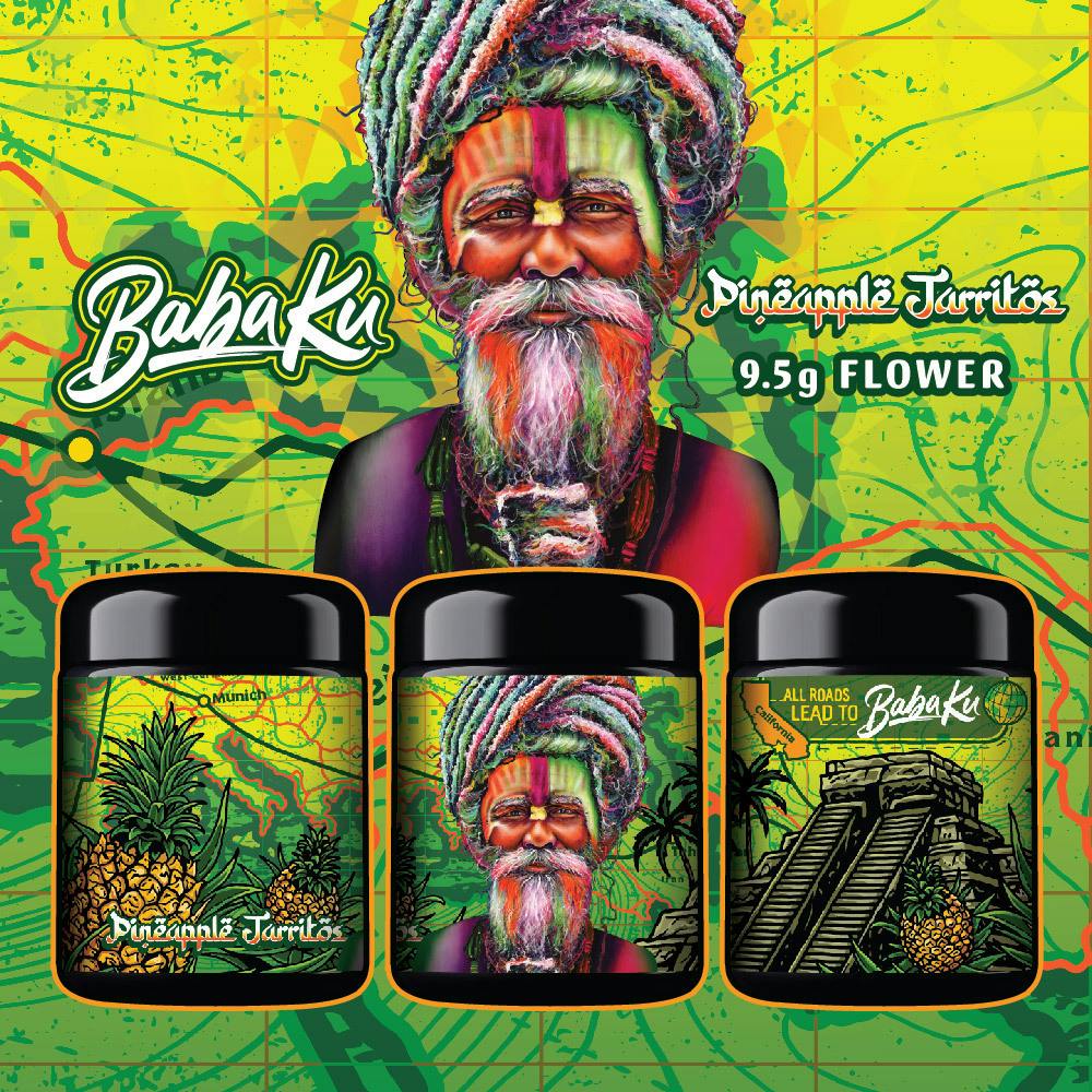 Baba Ku Farms | Pineapple Jarritos | Big Buds | 9.5g