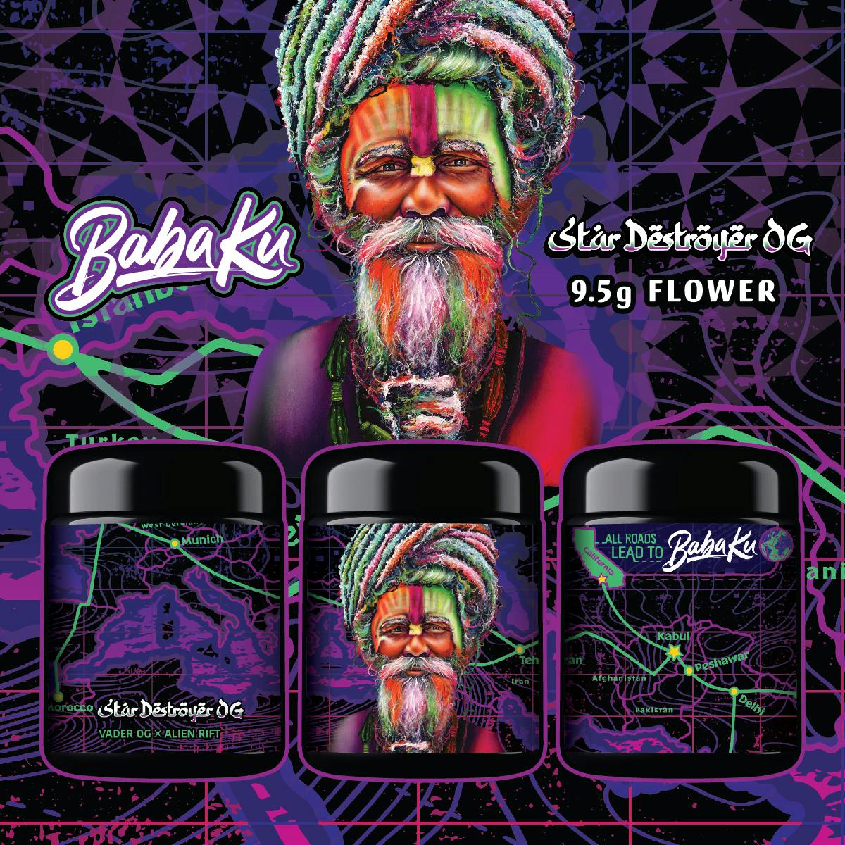 Baba Ku Farms | Star Destroyer | Big Buds | 9.5g
