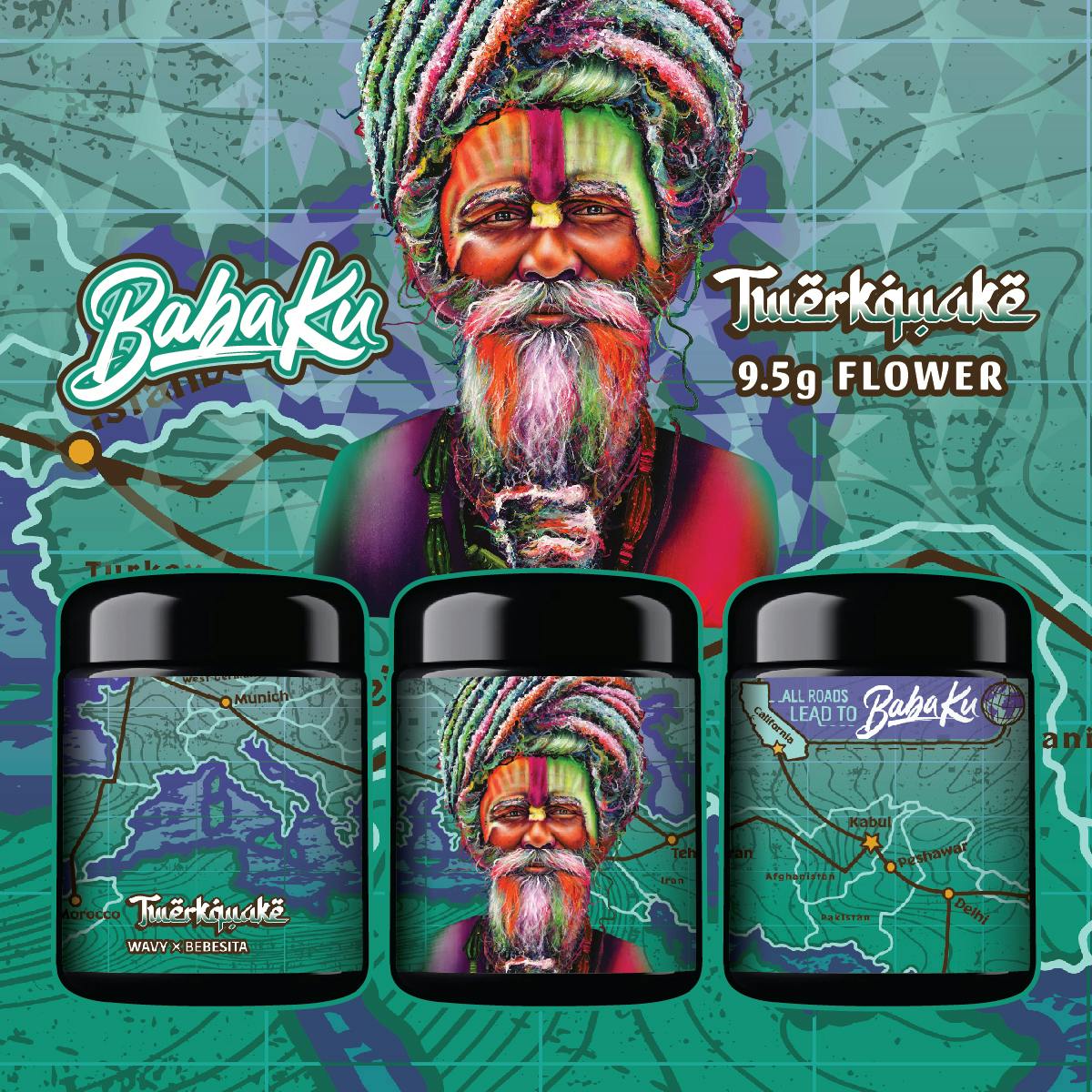 Baba Ku Farms | Twerkquake | Big Buds | 9.5g