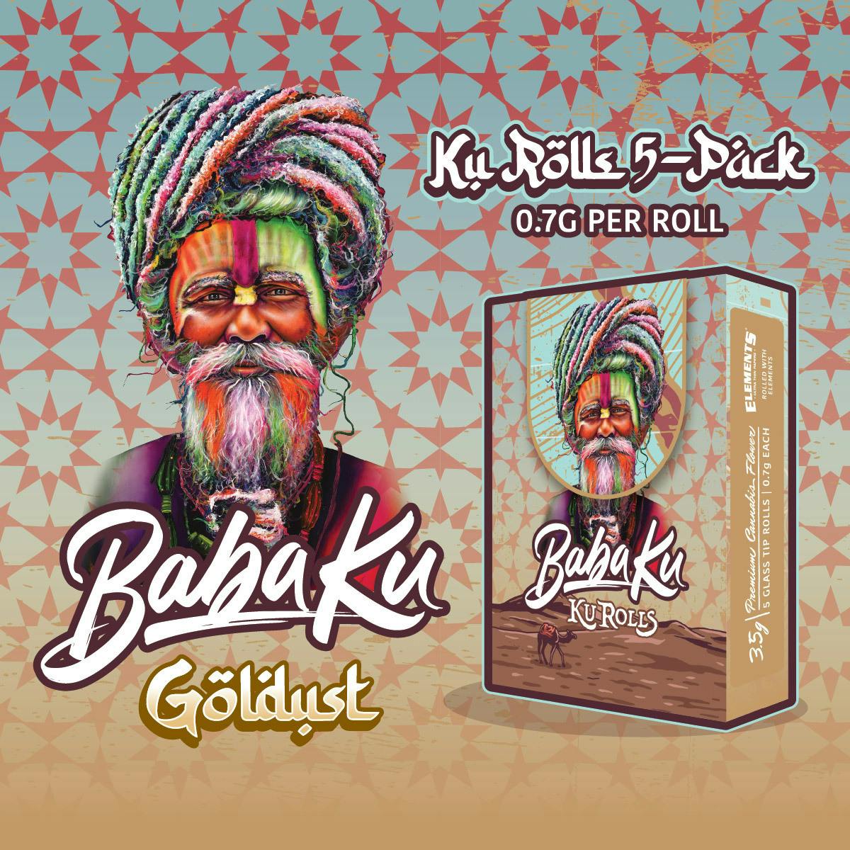 Baba Ku Farms | Gold Dust | Joints | 0.7g ea | 5pk