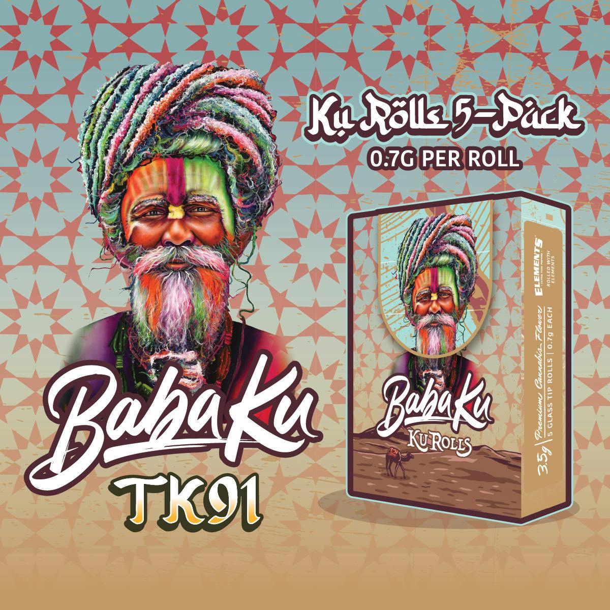 Baba Ku Farms | TK91 | Joints | 0.7g ea | 5pk