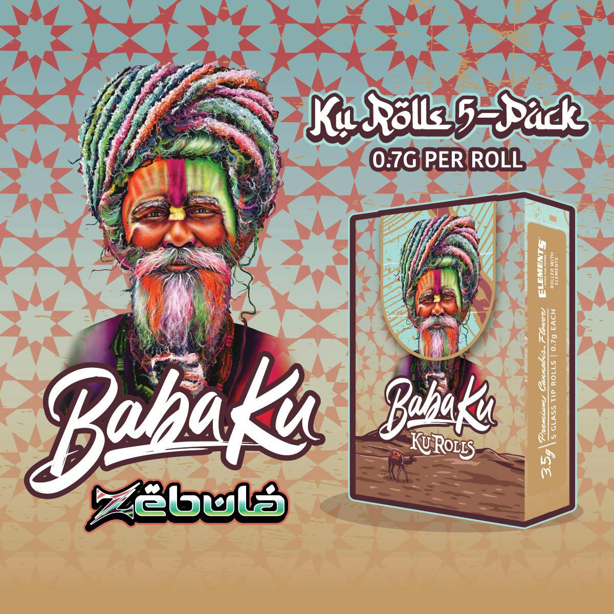 Baba Ku Farms | Zebula | Joints | 0.7g ea | 5pk