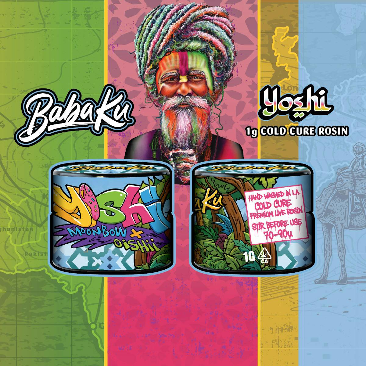 Baba Ku Farms | Yoshi | Cold Cure Rosin | 1g