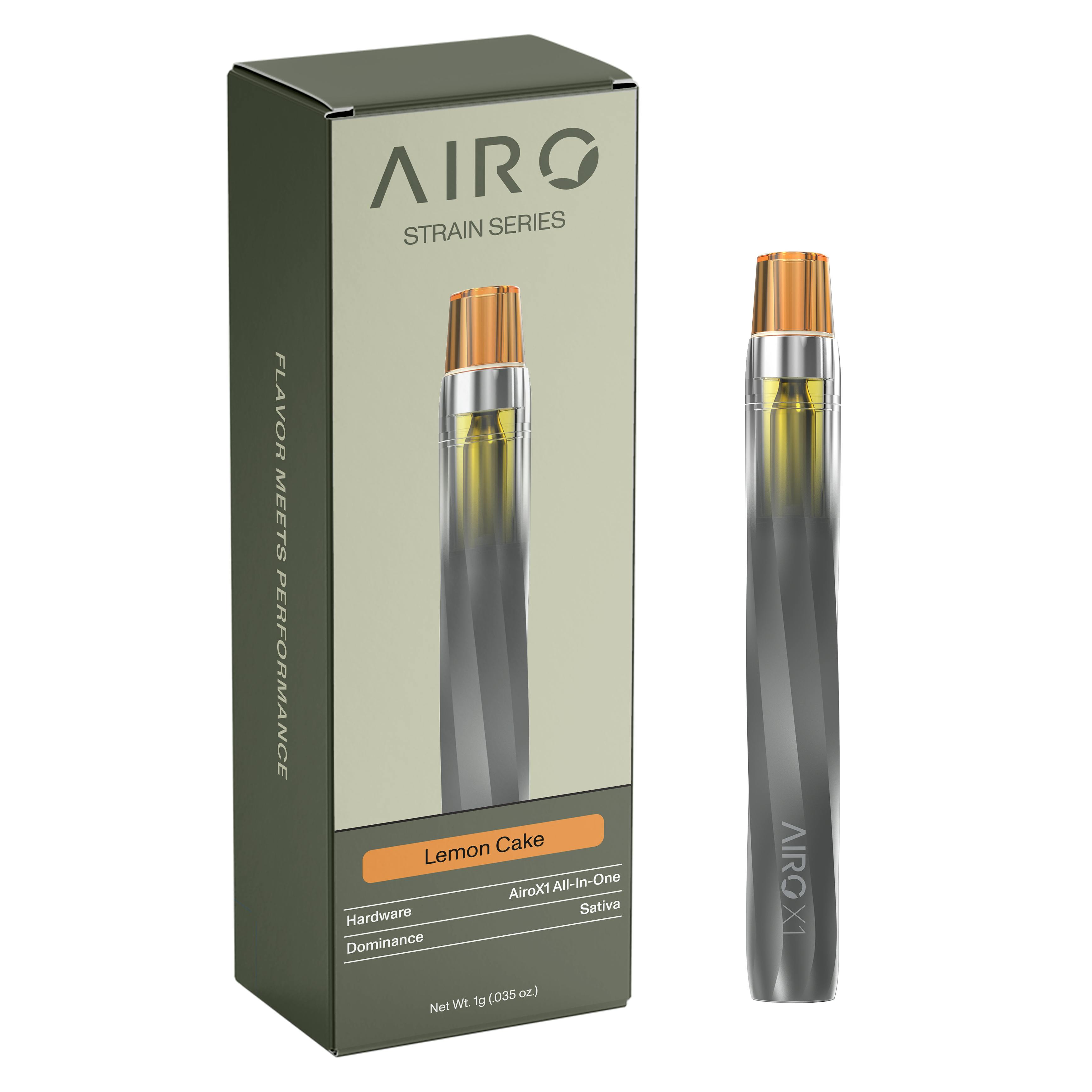 Strain Series | Lemon Cake | AiroX1 Disposable | 1g