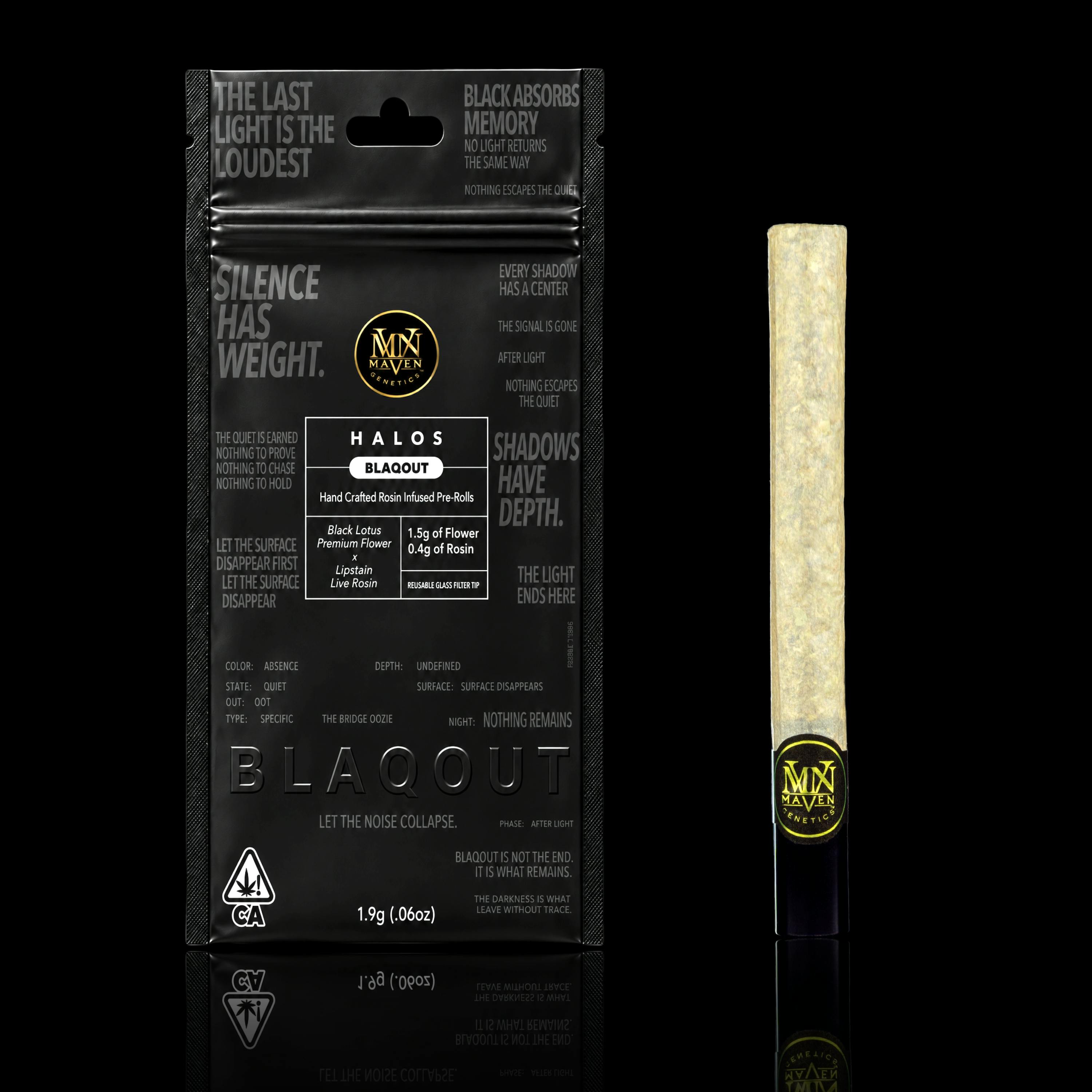 Blaqout Halos Infused Pre-Roll [1.9g]