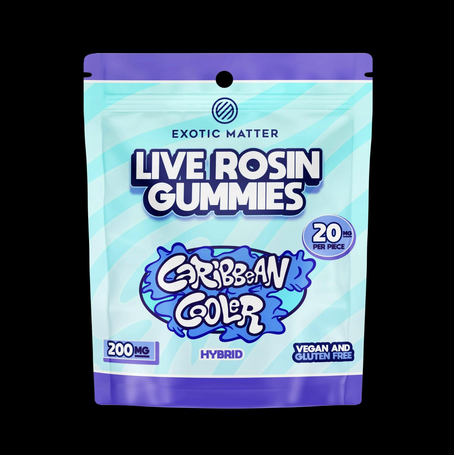 Caribbean Cooler Live Rosin Gummies | 200mg | 10ct | 20mg/ea