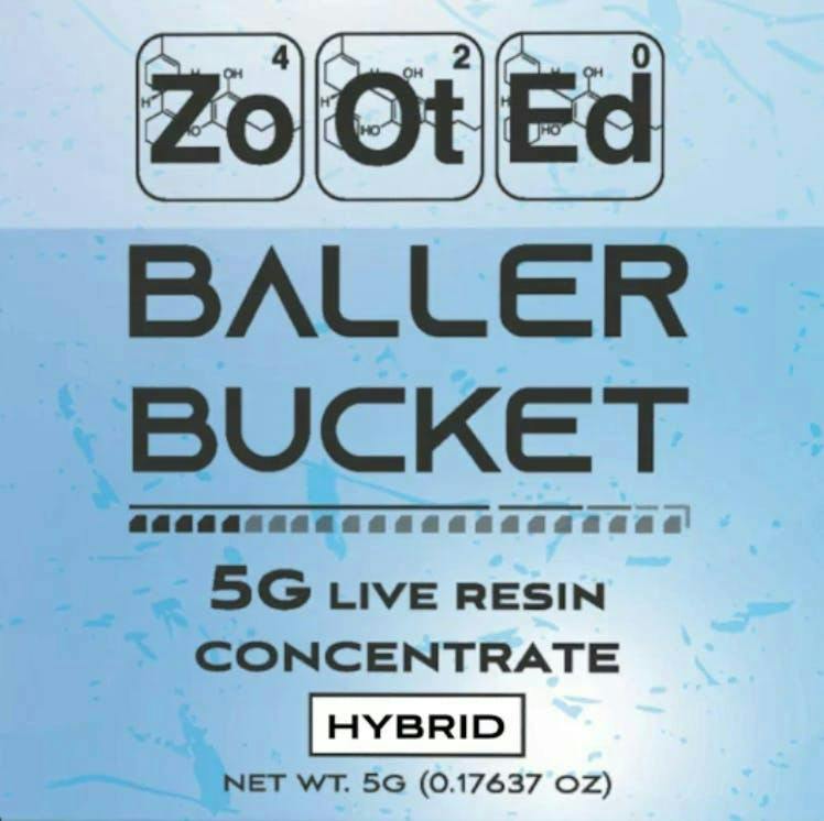 Baller Bucket | Bio Flux | Live Resin Badder | 5g
