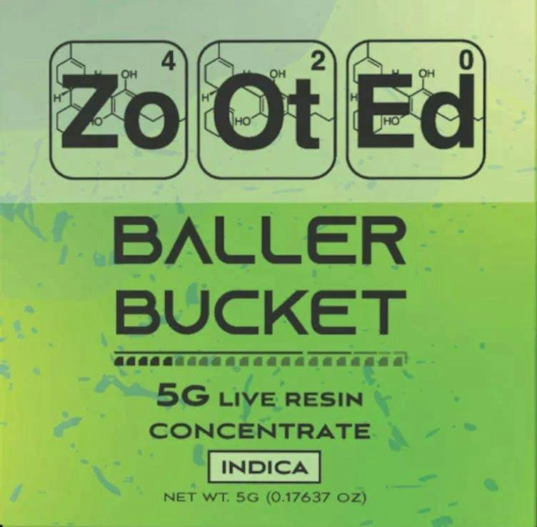 Baller Bucket | Humboldt Afghan | Live Resin Badder | 5g