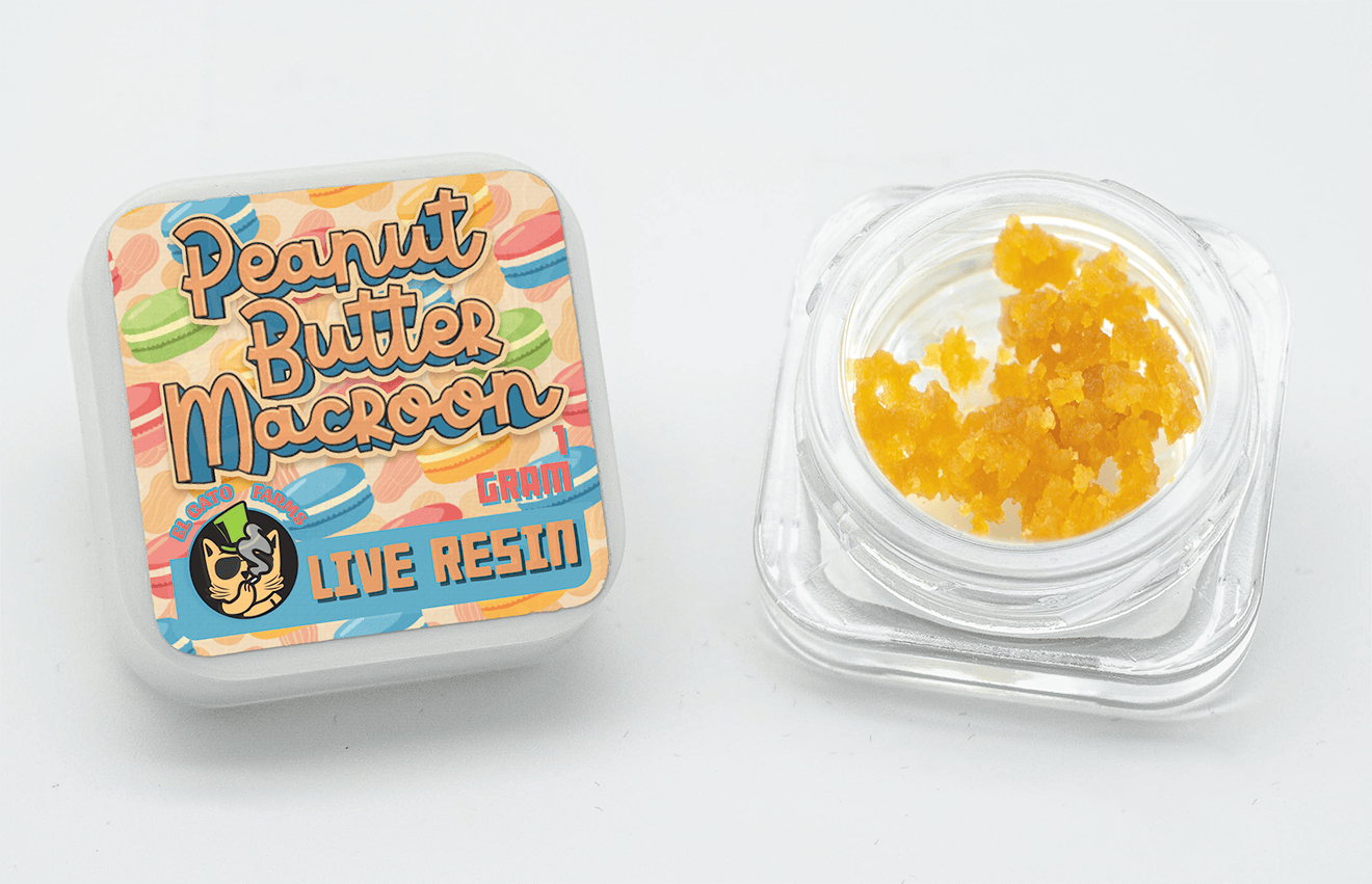 El Gato Concentrate 1g Live Resin - Peanut Butter Macroon