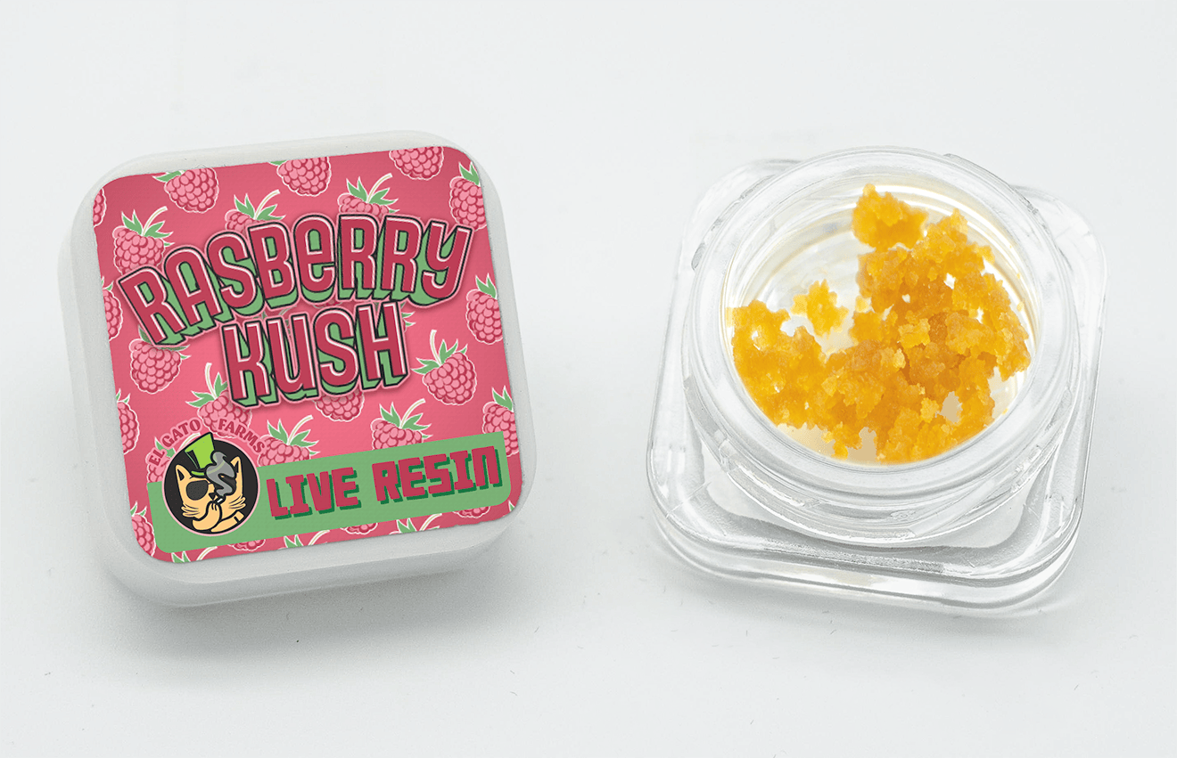 El Gato Concentrate 1g Live Resin - Raspberry Kush