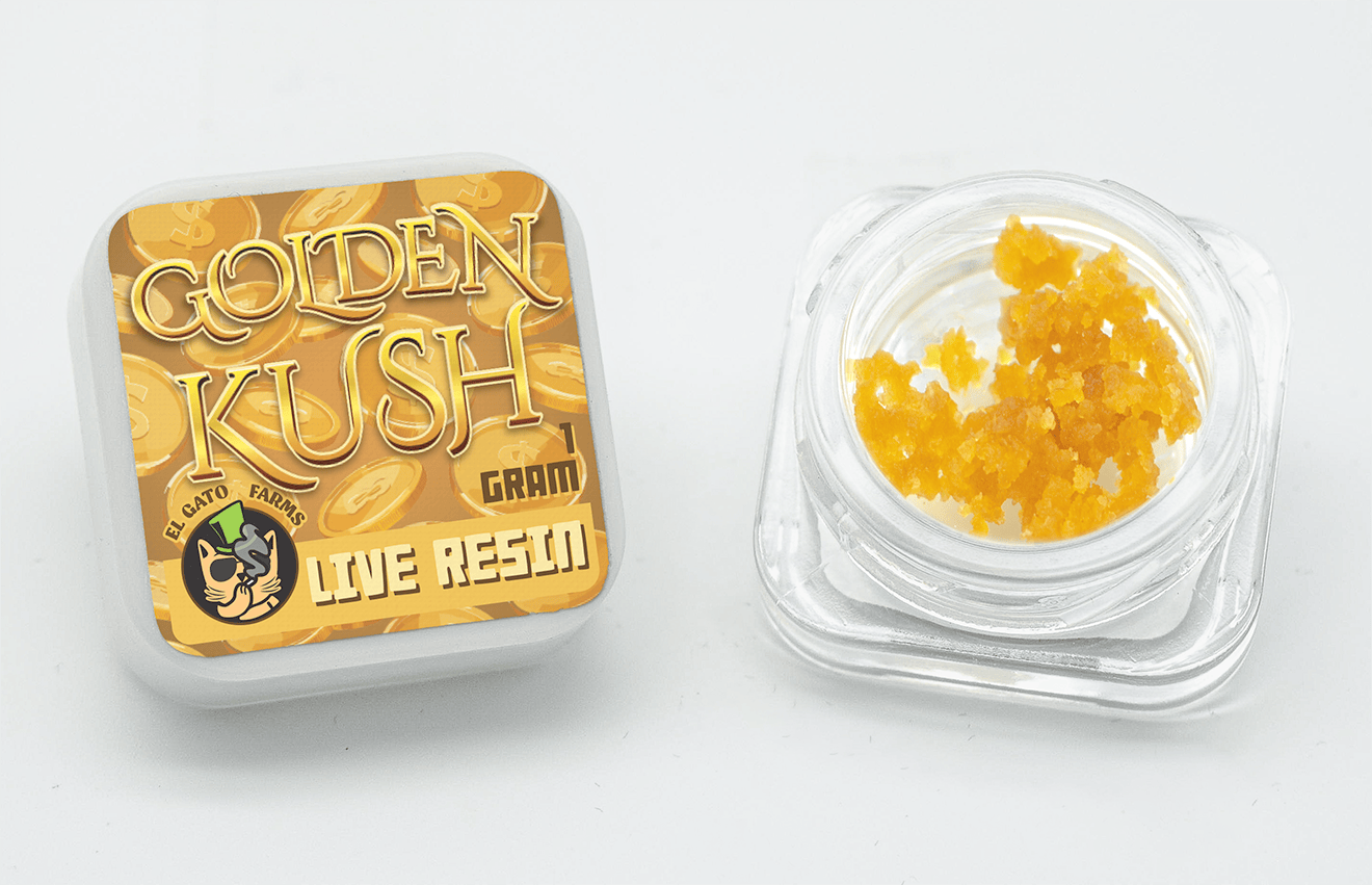 El Gato Concentrate 1g Live Resin - Golden Kush