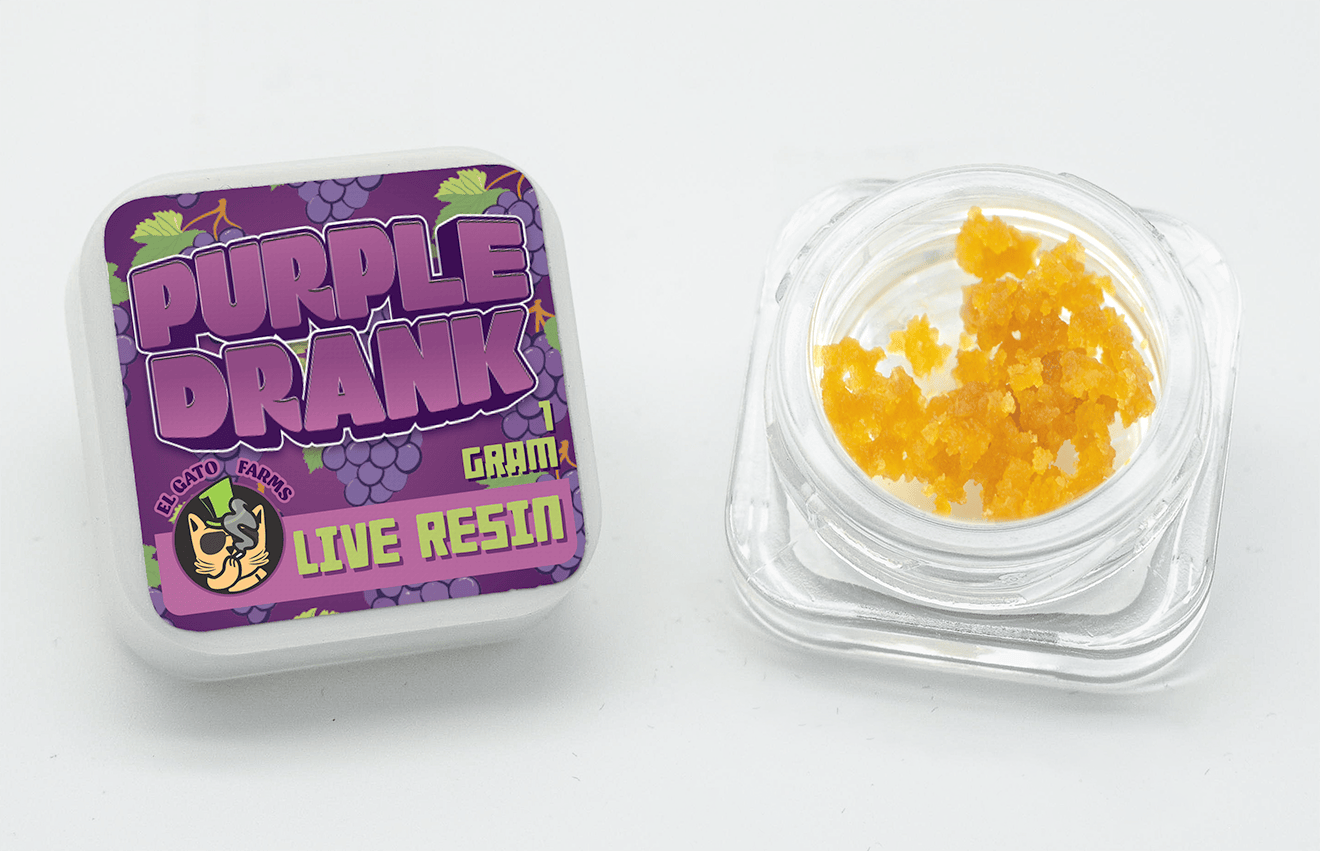 El Gato Concentrate 1g Live Resin - Purple Drank