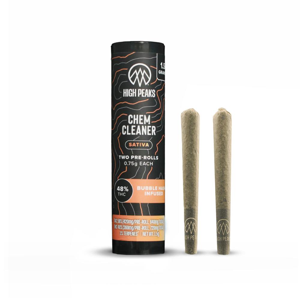 Chem Cleaner | Hash Infused Joints | 0.75g ea | 2pk