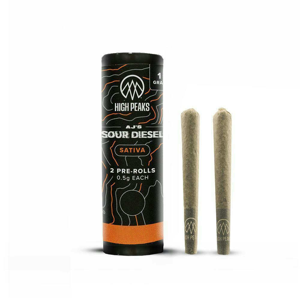 Aj's Sour Diesel | Minis | 0.5g ea | 2pk