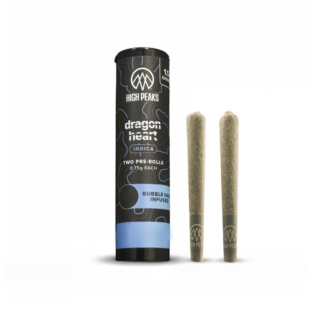 Dragon Heart | Hash Infused Joints | 0.75g ea | 2pk