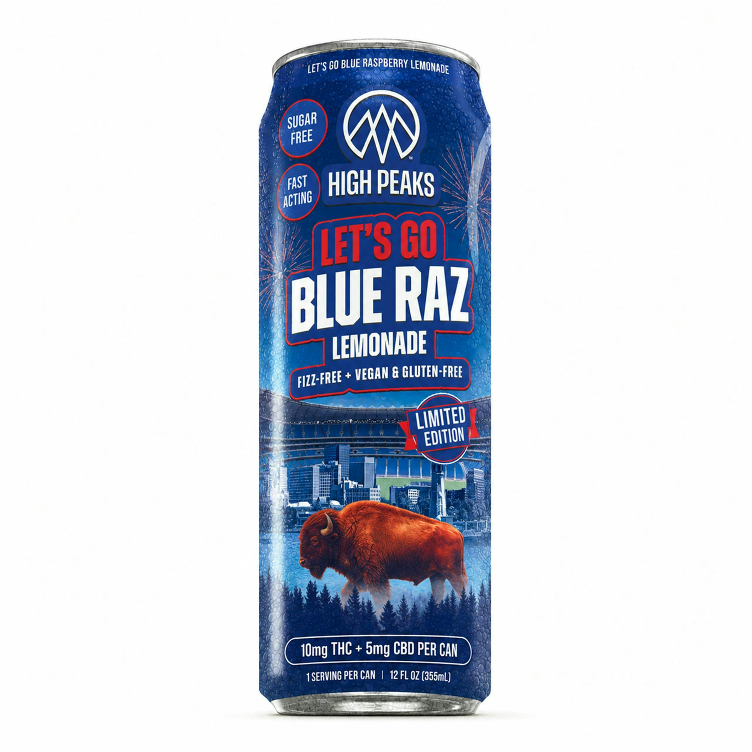 Let's Go Blue Razz Lemonade | Non-carbonated | 10mg | 12 fl. oz