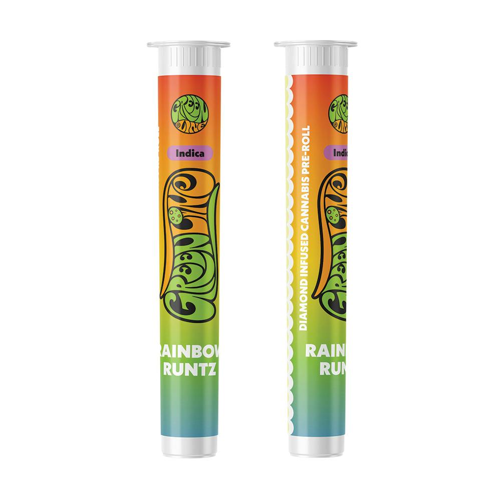 Rainbow Runtz - Diamond Infused - Indoor Flower Pre-Roll - Indica - 1g