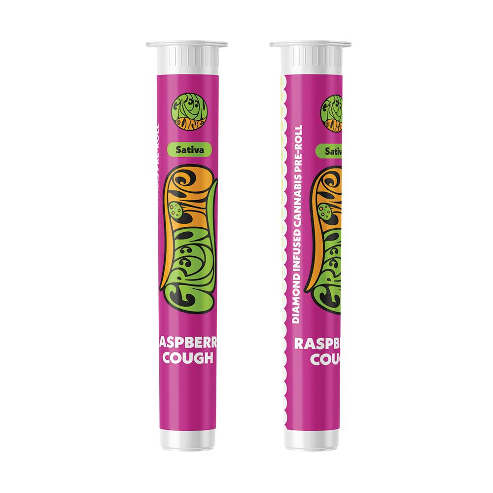 Raspberry Cough - Diamond Infused - Indoor Flower Pre-Roll - Sativa - 1g