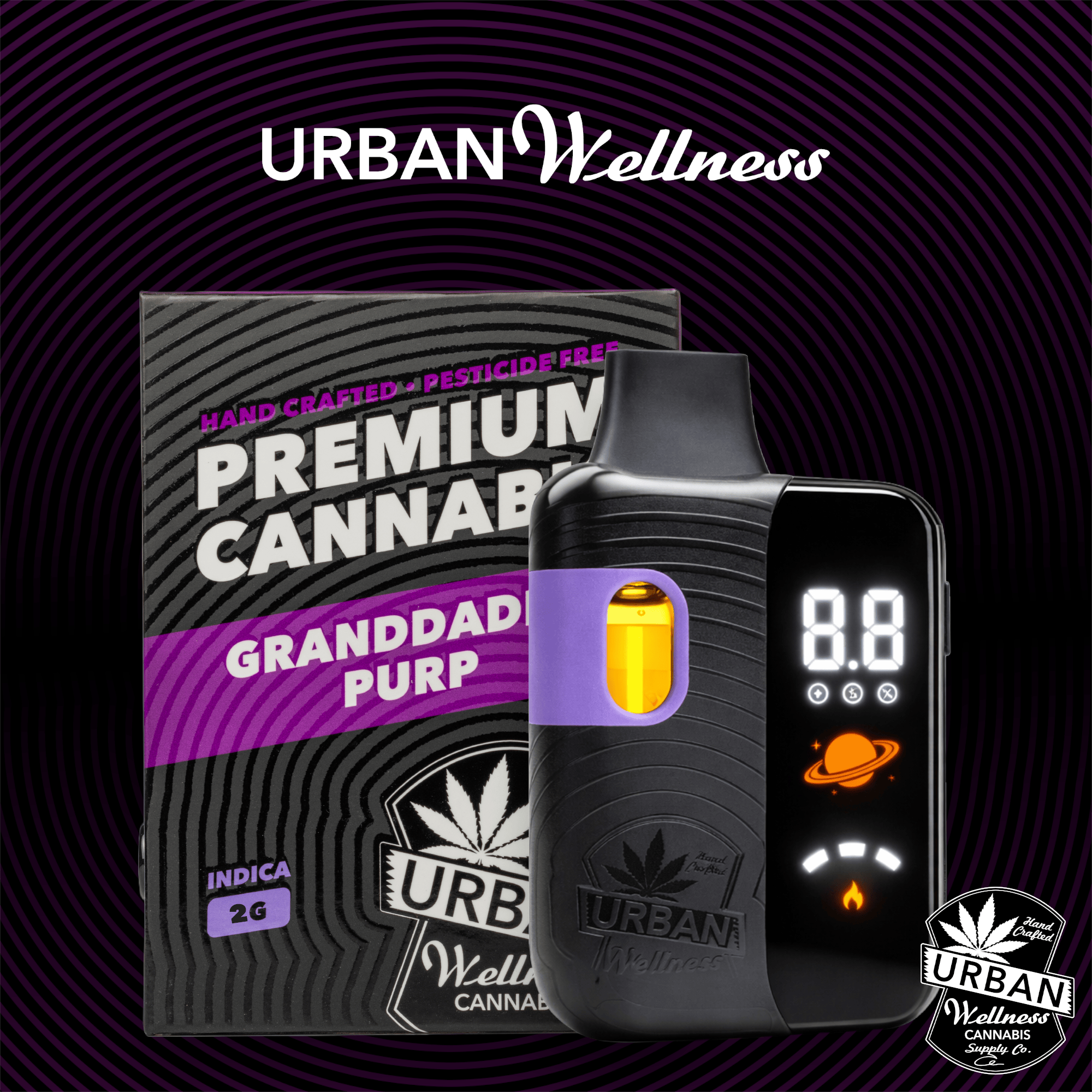 Grand Daddy Purp | Disposable | 2g