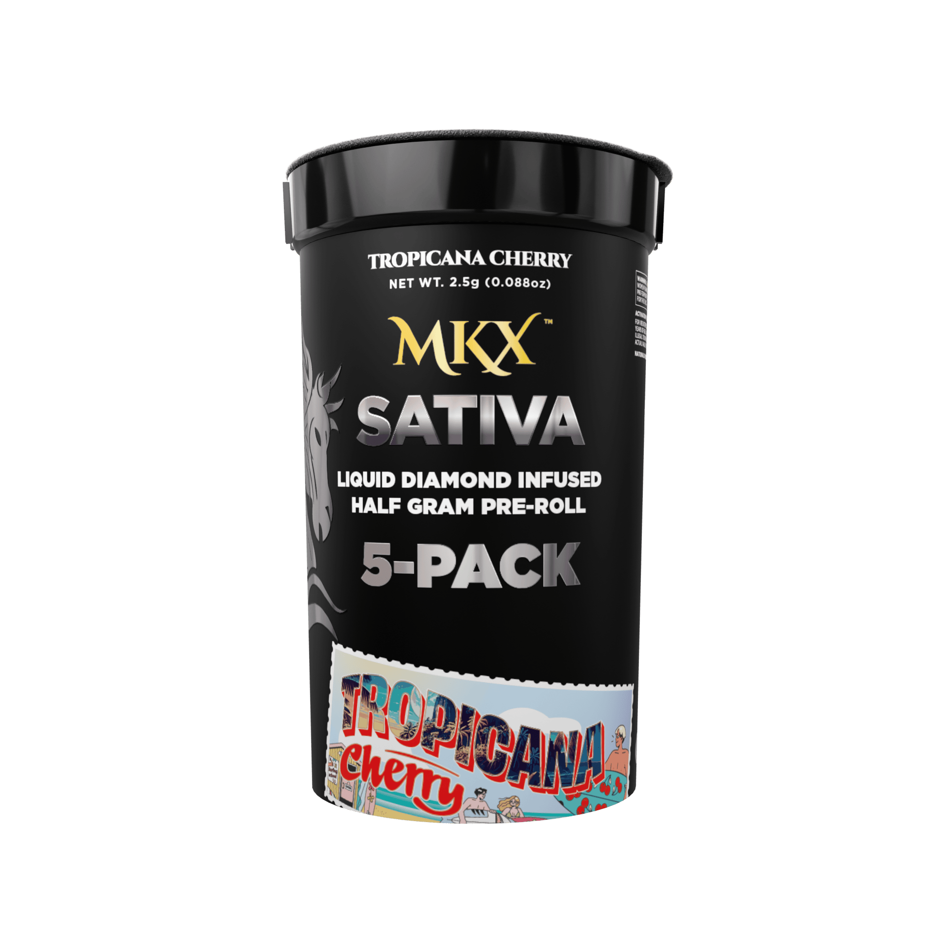 Tropicana Cherry | Liquid Diamond Infused Minis | 0.5g each | 5pk