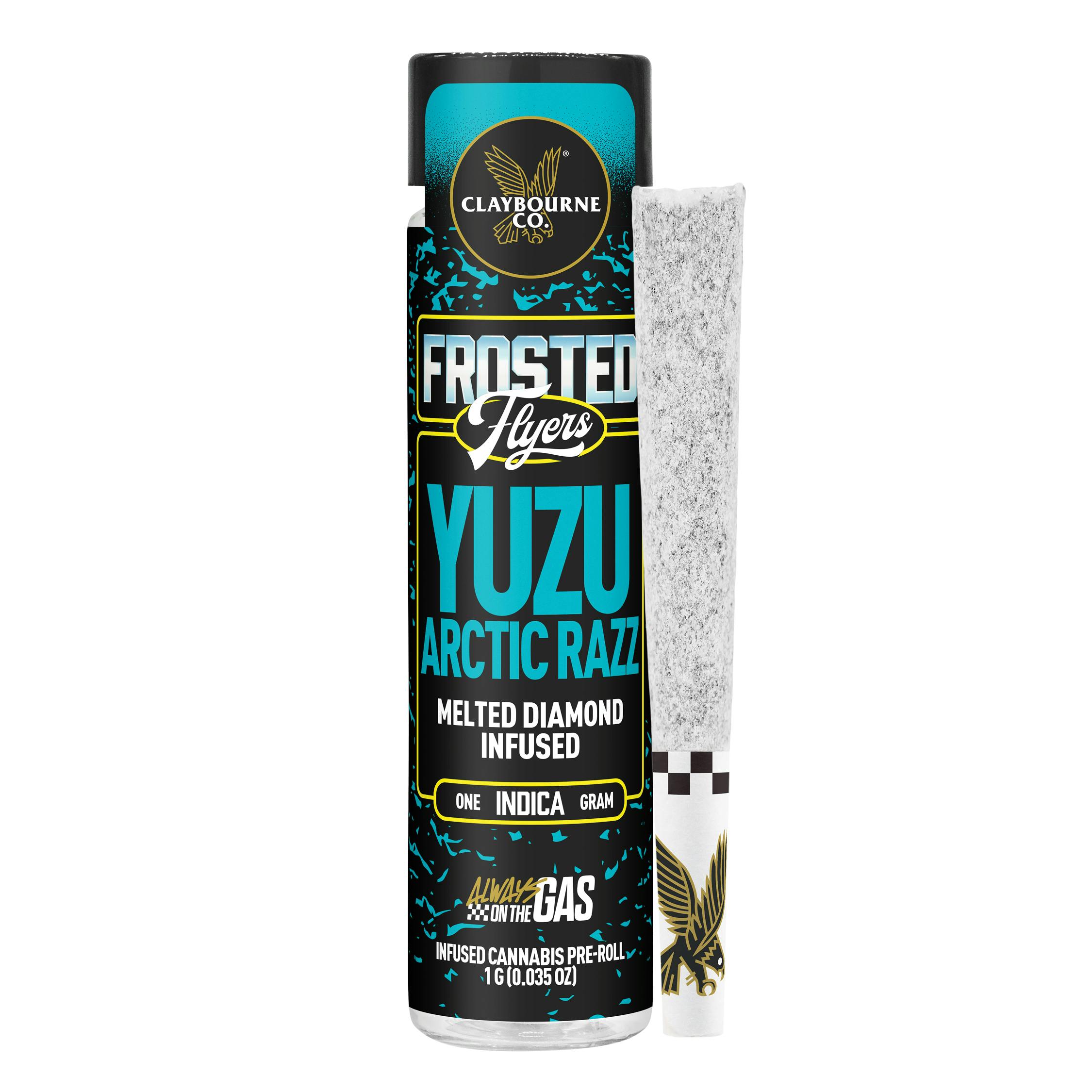 Yuzu Arctic Razz (1g) - Diamond Frosted Flyers Pre-Rolls