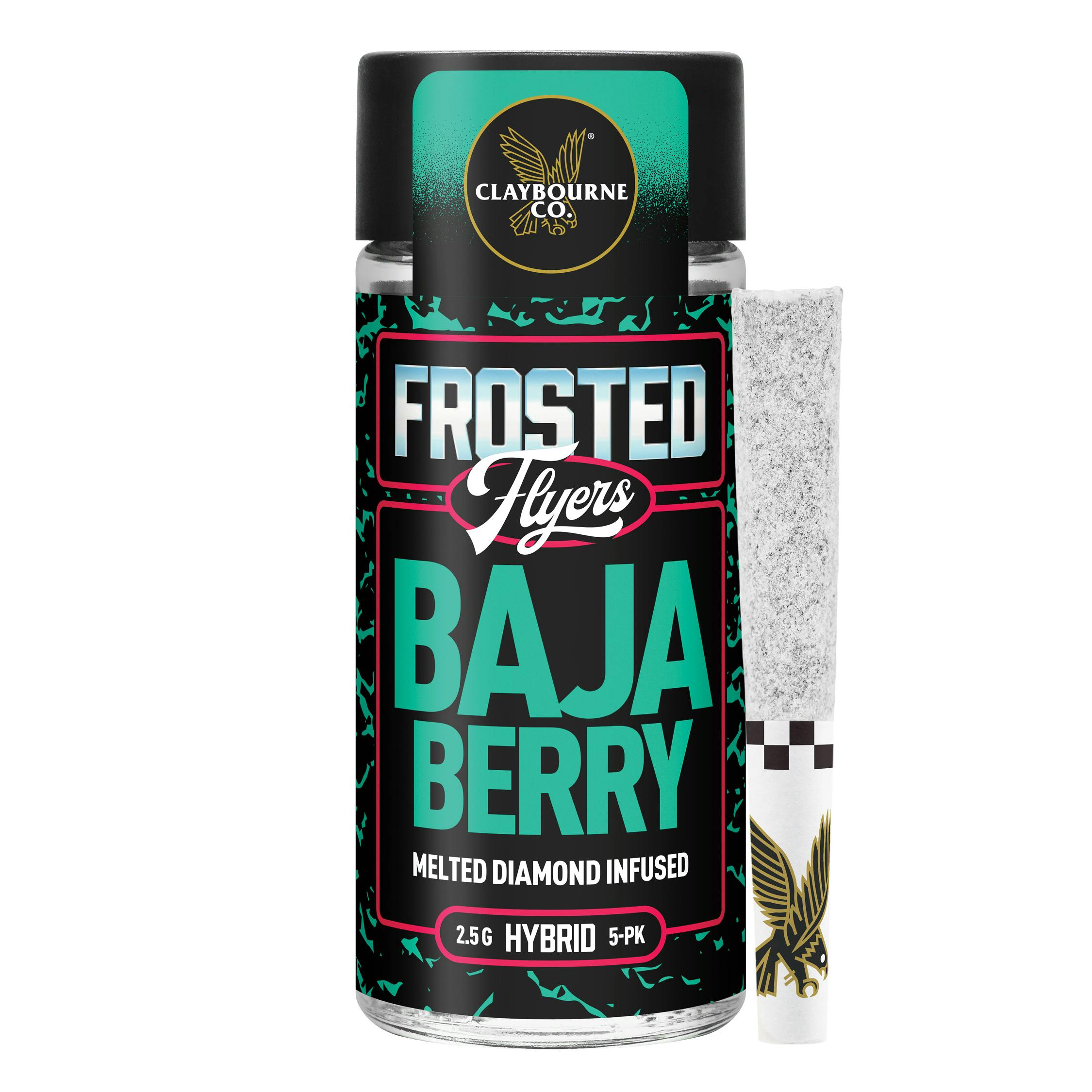Baja Berry (2.5g) - Diamond Frosted Flyers Pre-Rolls