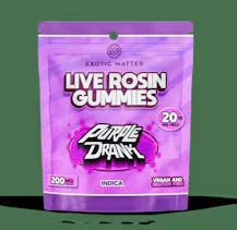 Purple Drank | Live Rosin Gummies | 200mg | 10ct | 20mg/ea