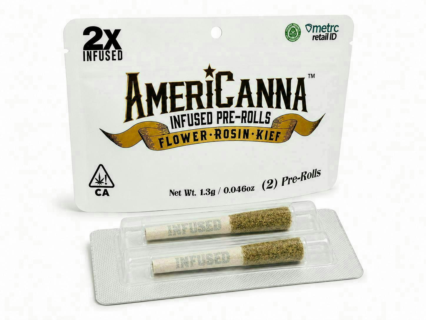 Grape Dosi 2X Rosin Infused 2pk Pre-rolls (1.3g)
