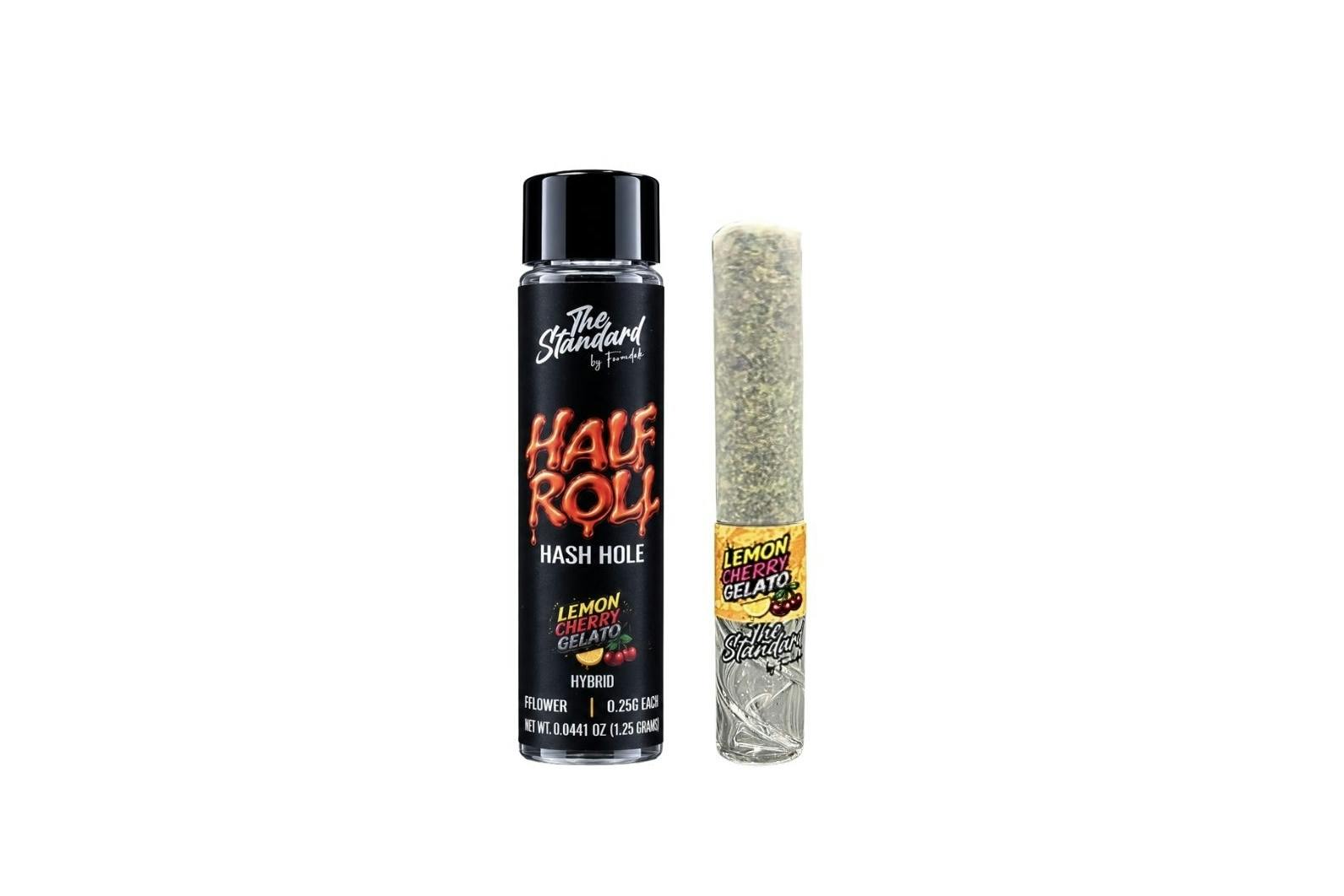 The Standard | Lemon Cherry Gelato | Half Roll Hash Hole | 1.25g