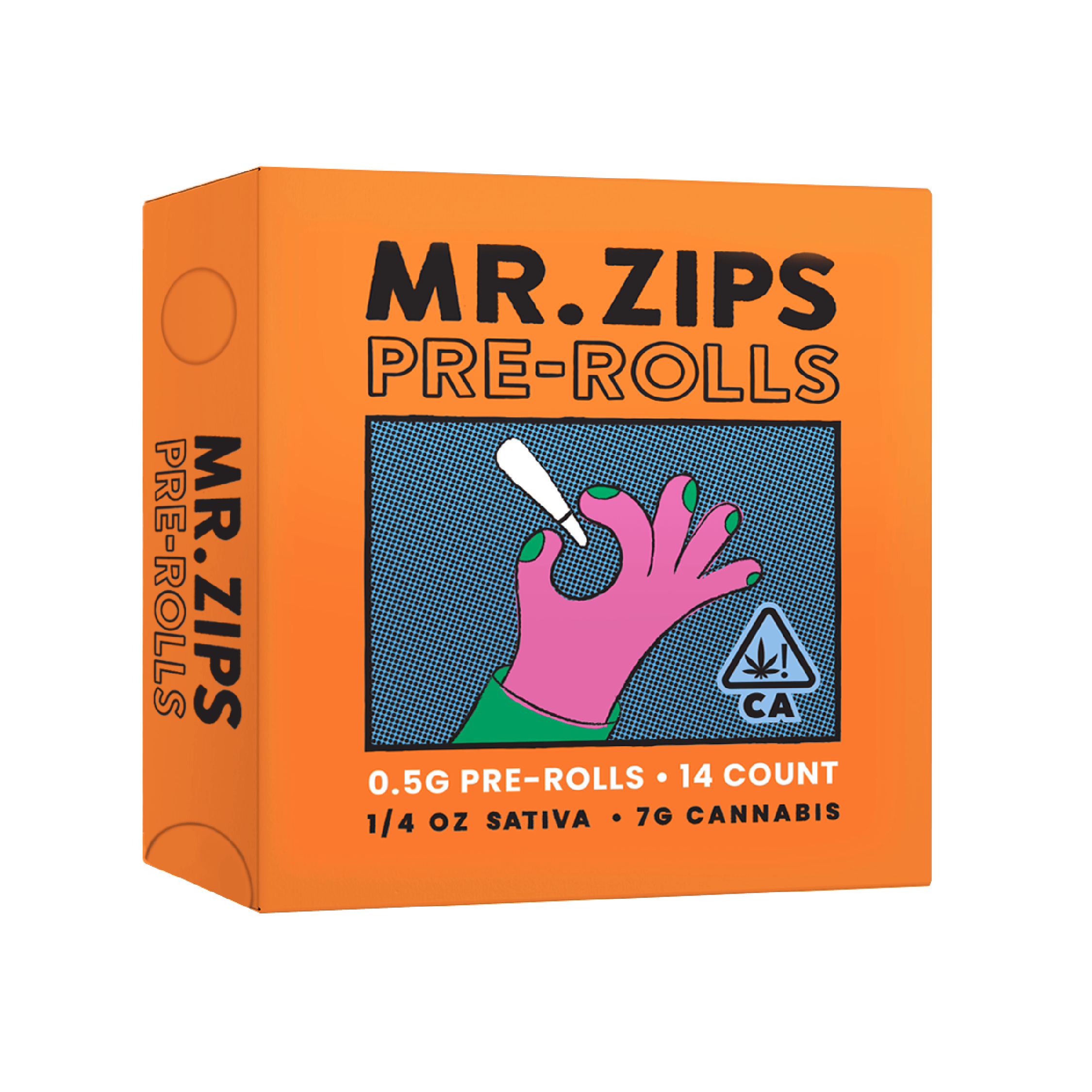 MR. ZIPS | Sour Diesel | Sativa | Pre-Roll | 14-Pack 0.5g