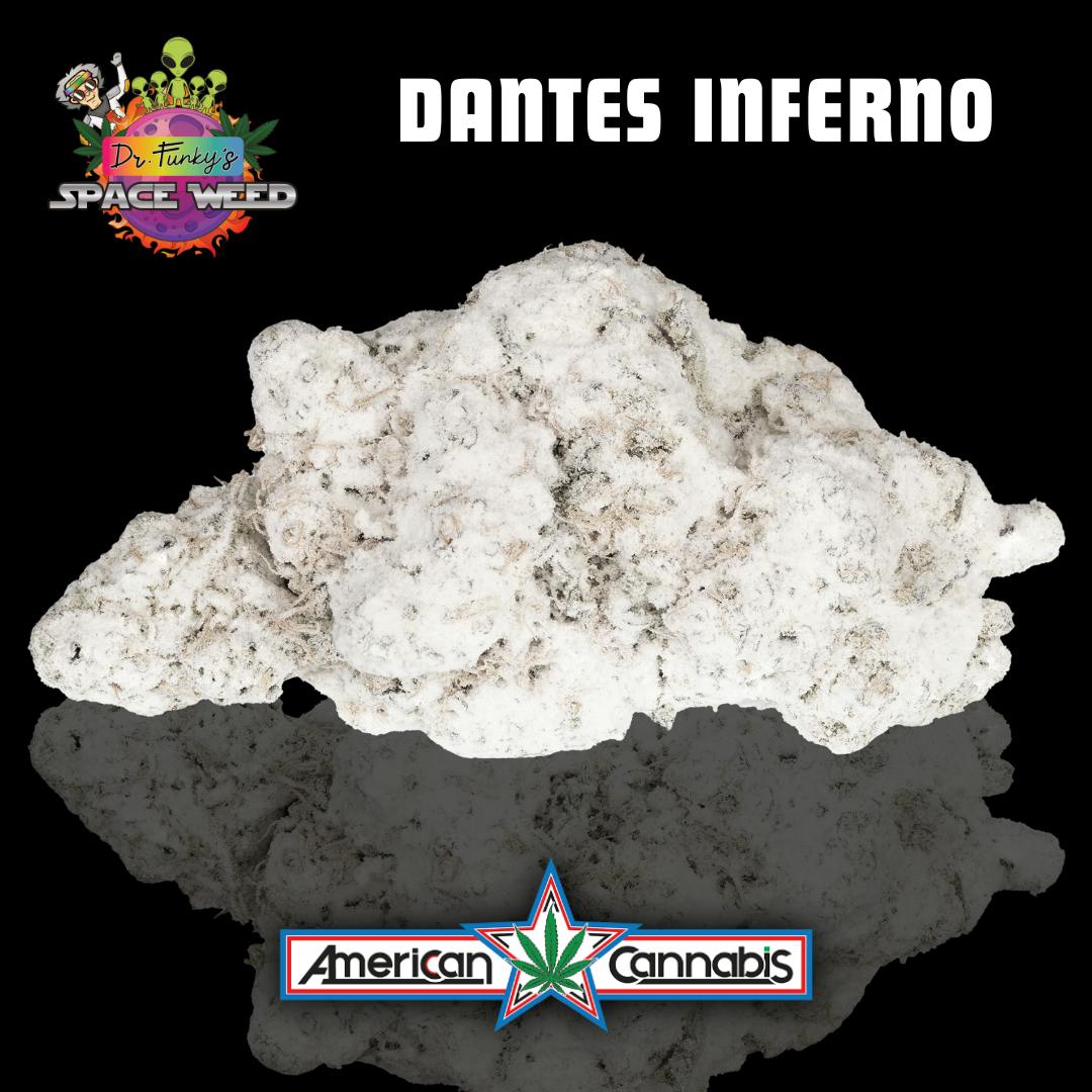 Dr. Funky’s Space Weed Dante’s Inferno 3.5g (Indica)