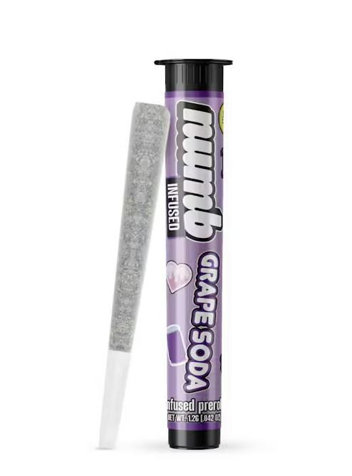 Grape Soda | Snowcap Infused Joint | 1g