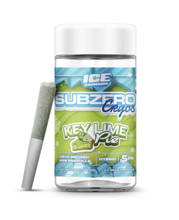 Key Lime Pie | Cryo Infused Joints | .5g ea | 2.5g