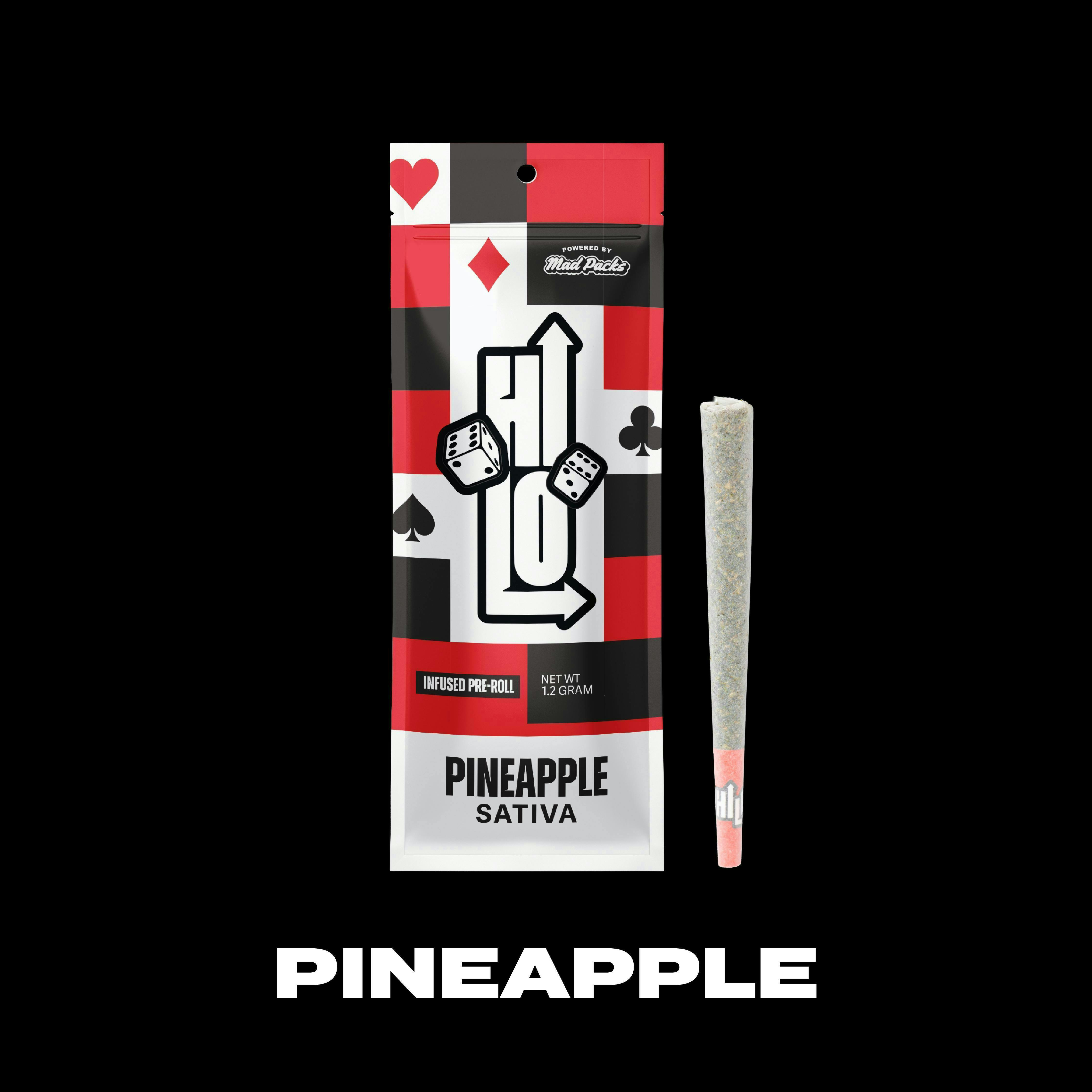 Hi-Lo | 1.2g Infused Preroll | Pineapple by Mad Packs