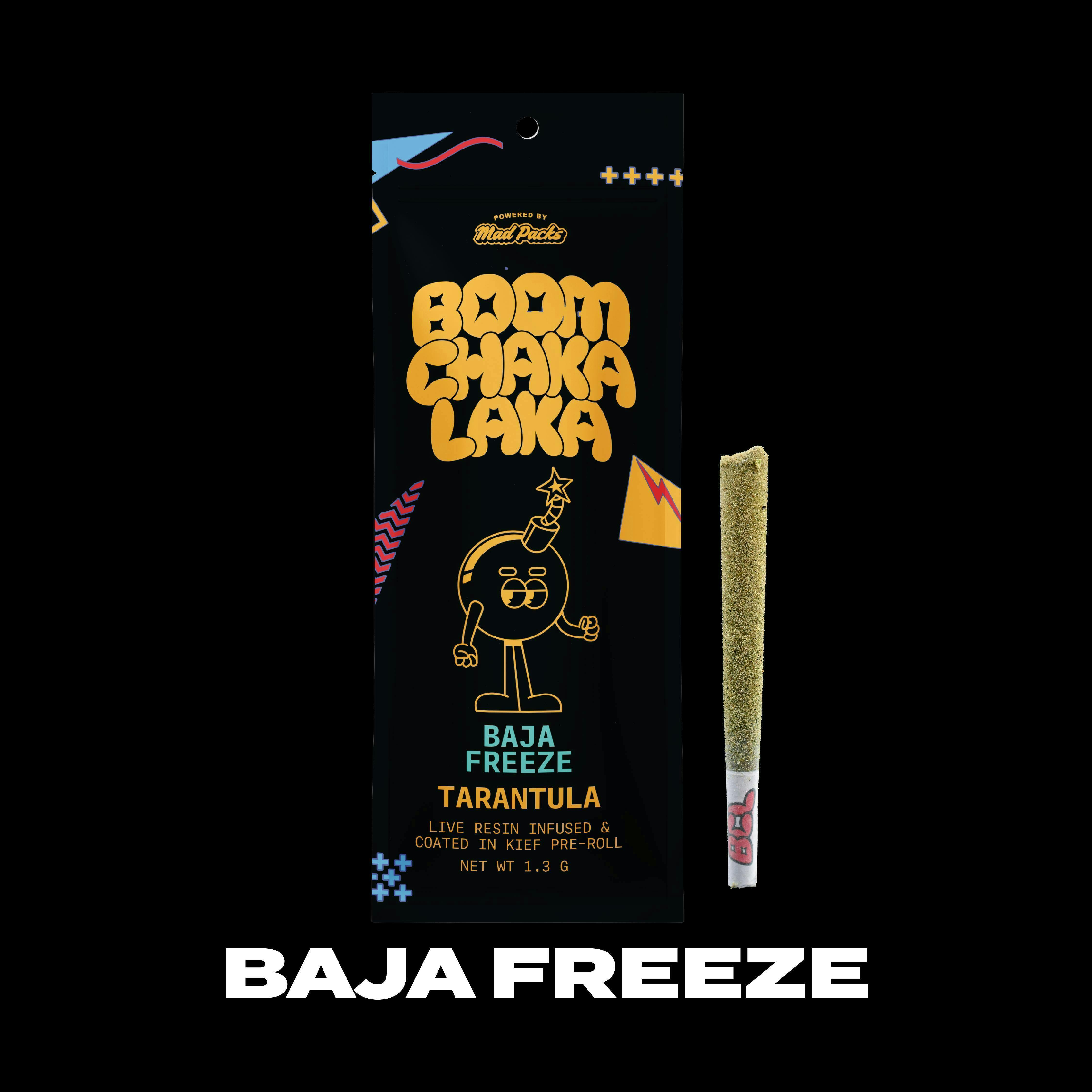 Boom Chaka Laka | 1.3g Infused Tarantula | Baja Freeze by Mad Packs