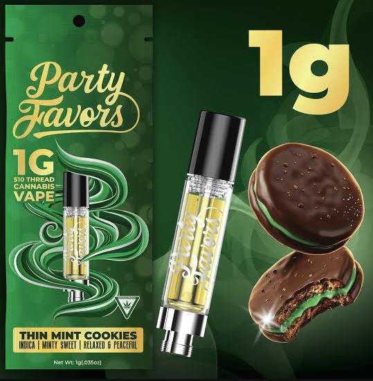 Thin Mint Cookies | Cartridge | 1g by Party Favors
