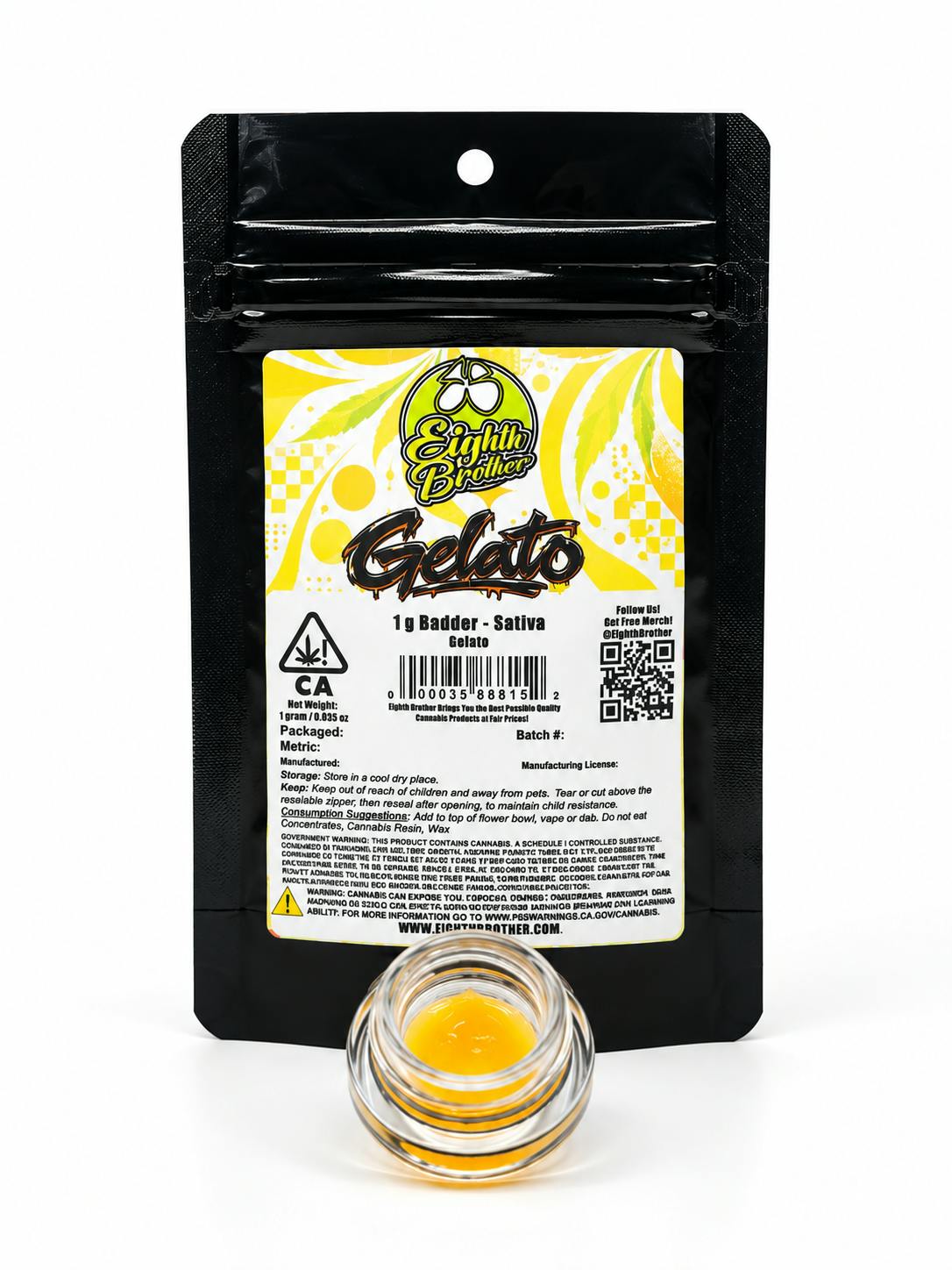 Eighth Brother | Gelato | Badder | 1g
