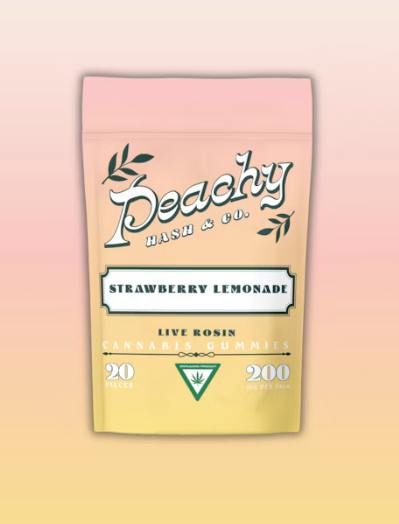 Strawberry Lemonade Live Rosin Gummies | 200mg | 20ct | 10mg/ea