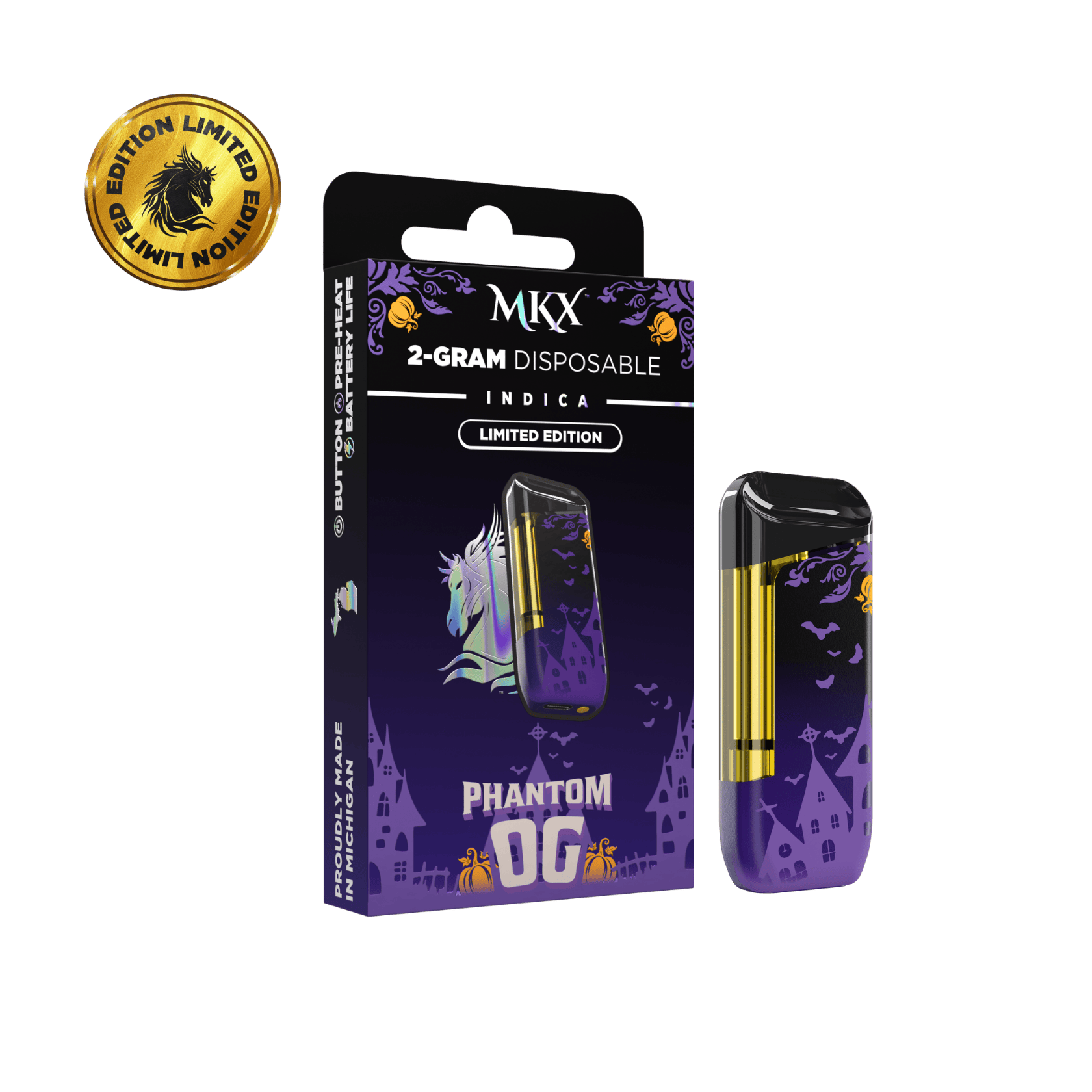 Limited Edition After Dark | Phantom OG | Disposable | 2g