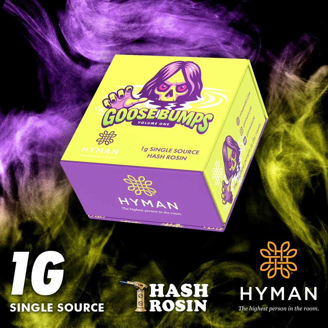 Goosebumps | 1G Hash Rosin | HYMAN | REC