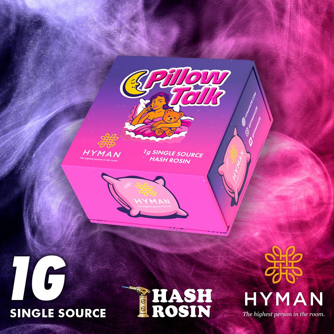 Pillow Talk | 1G Hash Rosin | HYMAN | REC