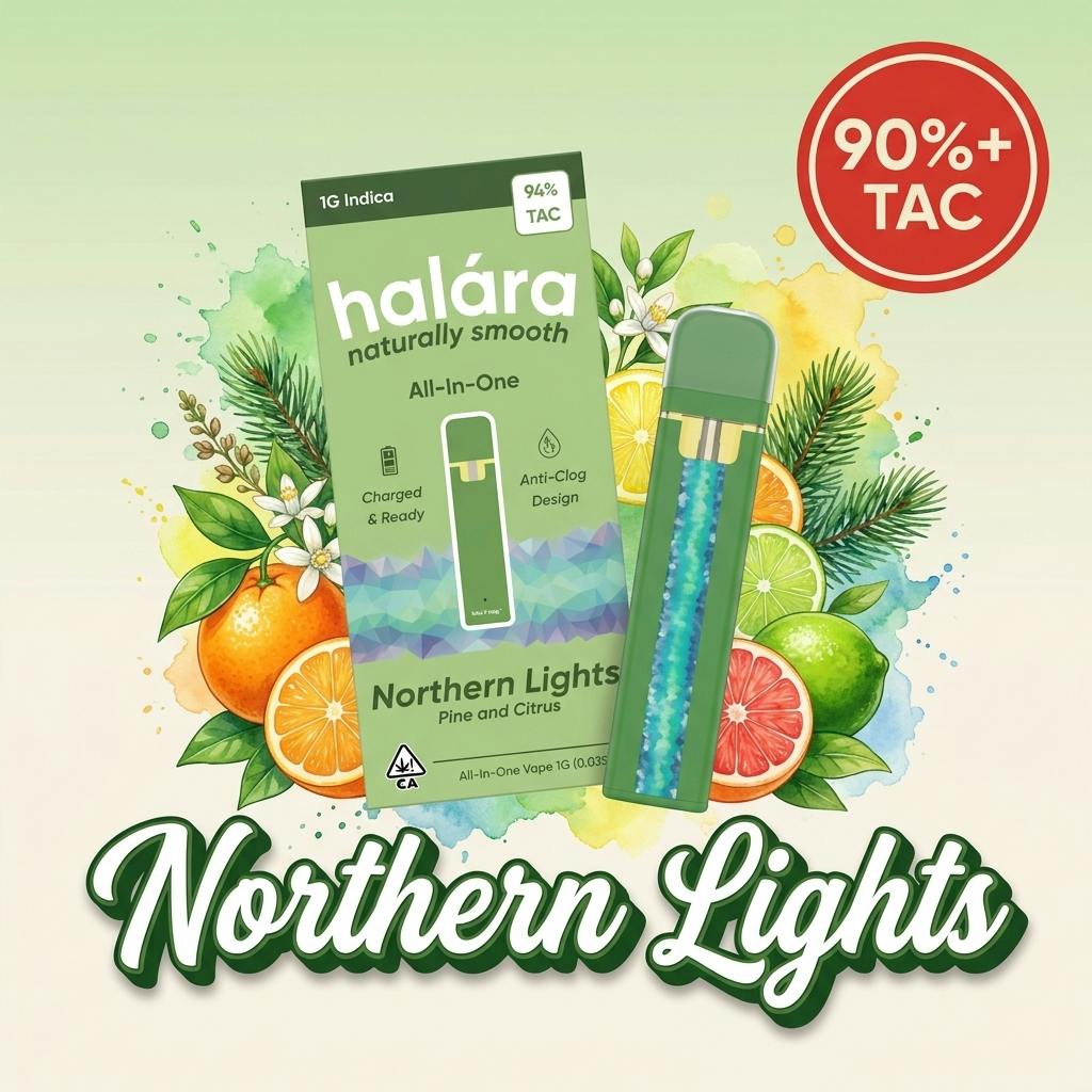 Halara | Northern Lights | High THC AIO | 1g
