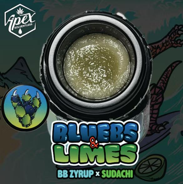 Bluebs & Limes | Live Rosin Thumbprint | 2g